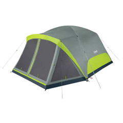 Coleman Skydome 8-Person Camping Tent w\/Screen Room, Rock Grey [2000037524]