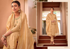 Light Brown color Silk Fabric Suit