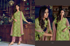 Green color Art Silk Fabric Suit
