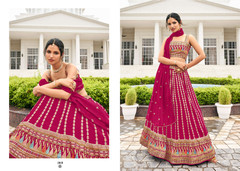 Magenta color Georgette Fabric Lehenga Choli