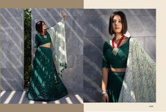 Green color Georgette Fabric Lehenga Choli