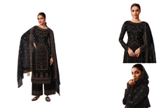 Black color Net Fabric Suit