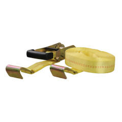 CURT 27 Yellow Cargo Strap w\/Flat Hooks - 3,333 lbs [83048]