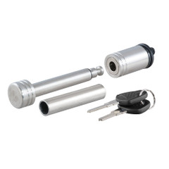 CURT 1\/2" Hitch Lock w\/5\/8" Adapter - 1-1\/4" or 2" Receiver - Barbell- Stainless Steel [23517]
