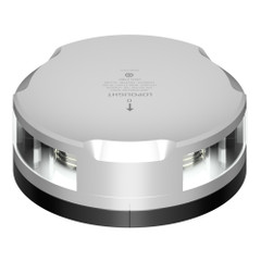 Lopolight 360-Degree Stern Light - 2NM - Silver Housing w\/FB Base [201-030-FB]