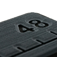 SeaDek 48 Routed Ruler - 6mm - Brushed Texture - Dark Grey\/Black [53584-80067]