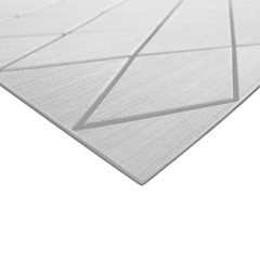 SeaDek 40" x 80" 6mm Two Color Diamond Full Sheet - Brushed Texture - Cool Grey\/Storm Grey (1016mm x 2032mm x 6mm) [56411-80069]