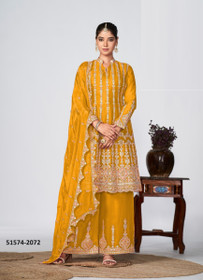 Beautiful Chinon With Embroidery Work Salwar Kameez1889