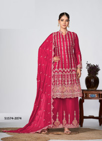 Beautiful Chinon With Embroidery Work Salwar Kameez1891