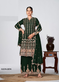 Beautiful Chinon With Embroidery Work Salwar Kameez1892