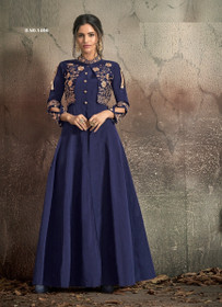 Beautiful Tapeta Silk Gown2036