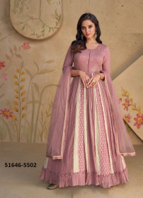 Beautiful Real Georgette Gown2049