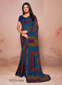 Beautiful Georgette With Printed Saree2061