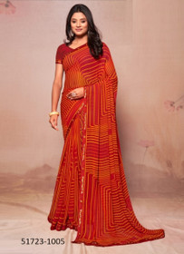 Beautiful Georgette With Printed Saree2064