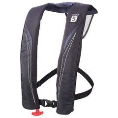 Bluestorm Cirrus 26 Auto\/Manual Type V Inflatable PFD - Apex Black [SL6F-21-BLK]