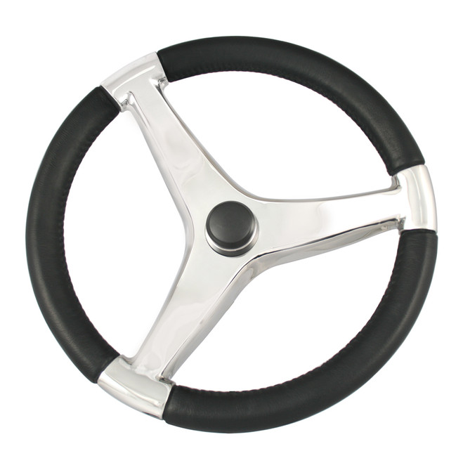 Schmitt Marine Evo Pro 316 Cast Stainless Steel Steering Wheel - 13.5  Diameter [7241321FG]