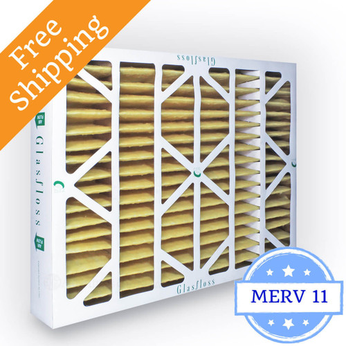 10 x 24-1/2 x 4 Air Filter MERV 11 Glasfloss Z-Line M11SP1024H4E