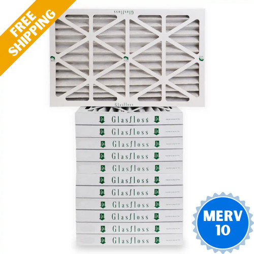 10x20x2 Air Filter ZL Series MERV 10 by Glasfloss ZLP10202