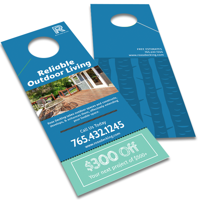 Custom Printed Door Hangers and Parking Permits