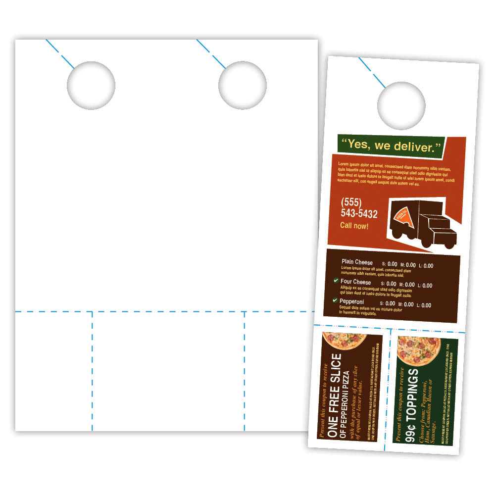 Coupon Door Hanger Dhc Blanks Usa