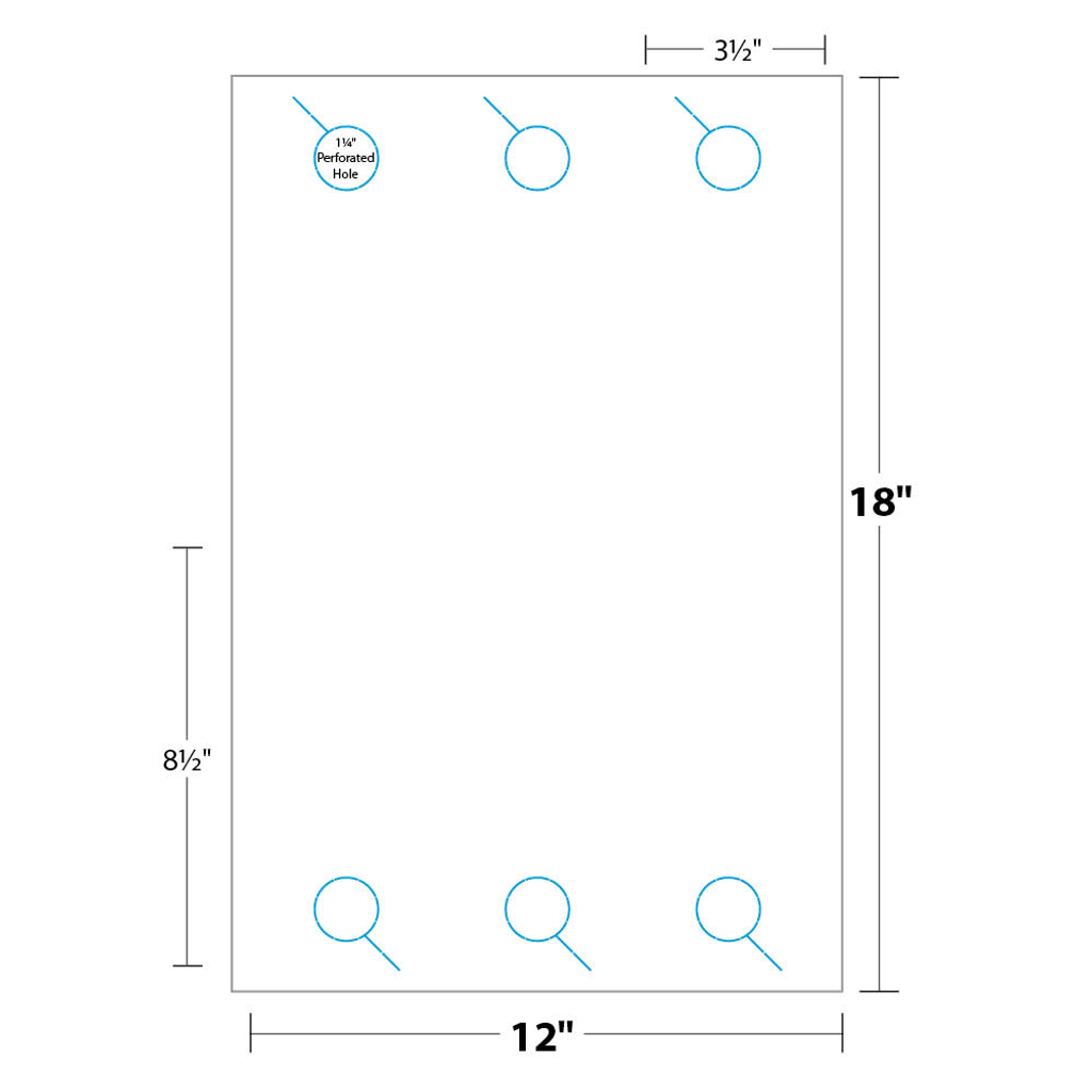 Door Hanger measurements and dimensions.