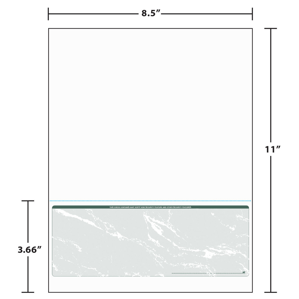 Template - Green Security Check, Check on Bottom