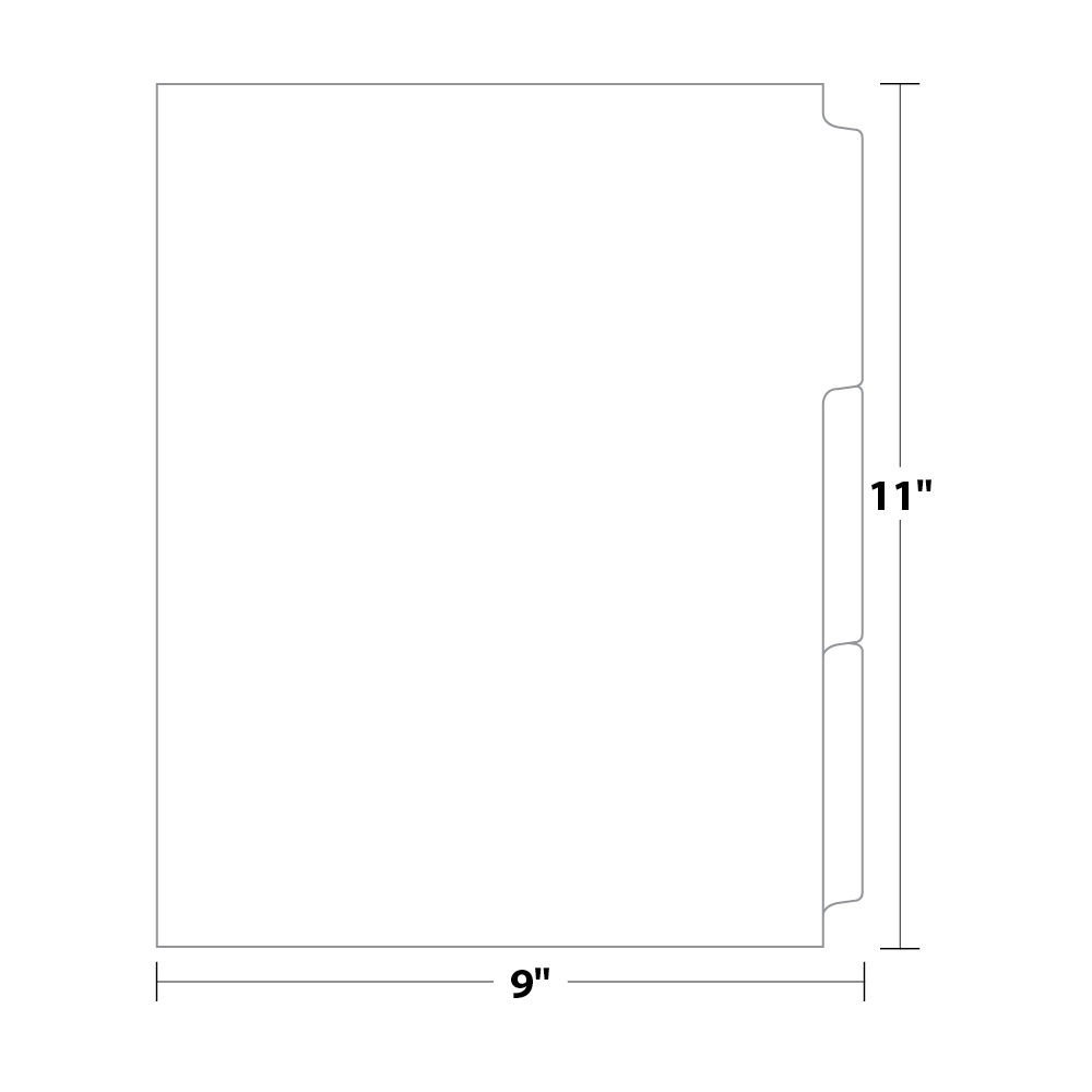3-Bank Copytabs™ Tab Dividers | Unpunched | Uncollated