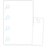 Door Hanger sample and sheet.