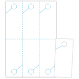 Door Hanger sample and sheet.