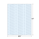 Prescription Paper dimensions.