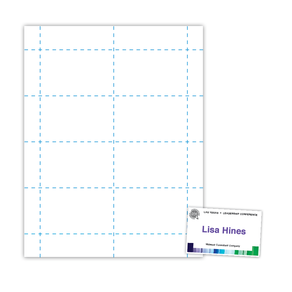 Name Badge Inserts Blanks/USA