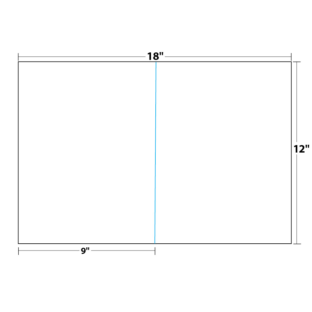 Bi-Fold Brochure with Center Score | SYN_BE | Blanks/USA