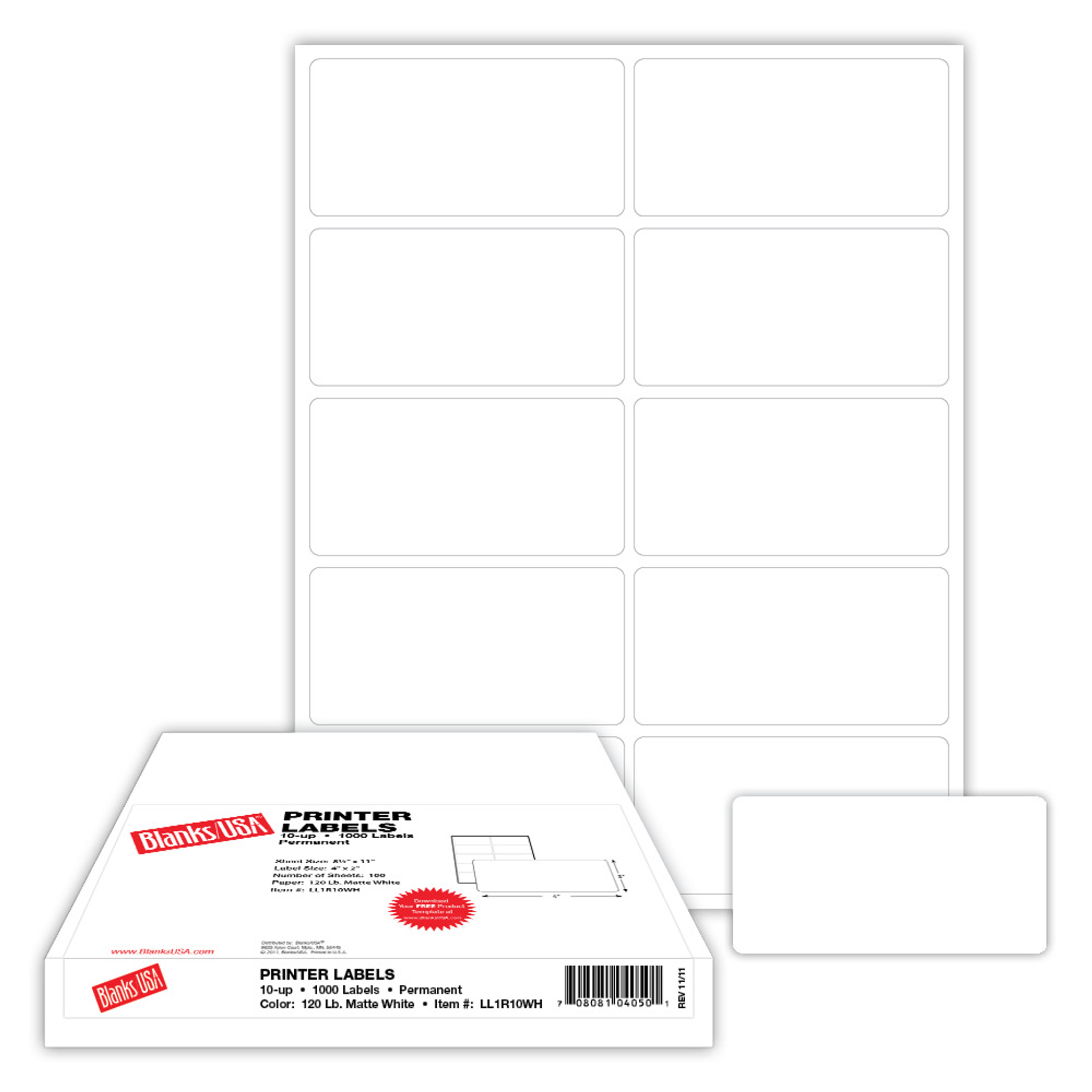 free blank shipping label template