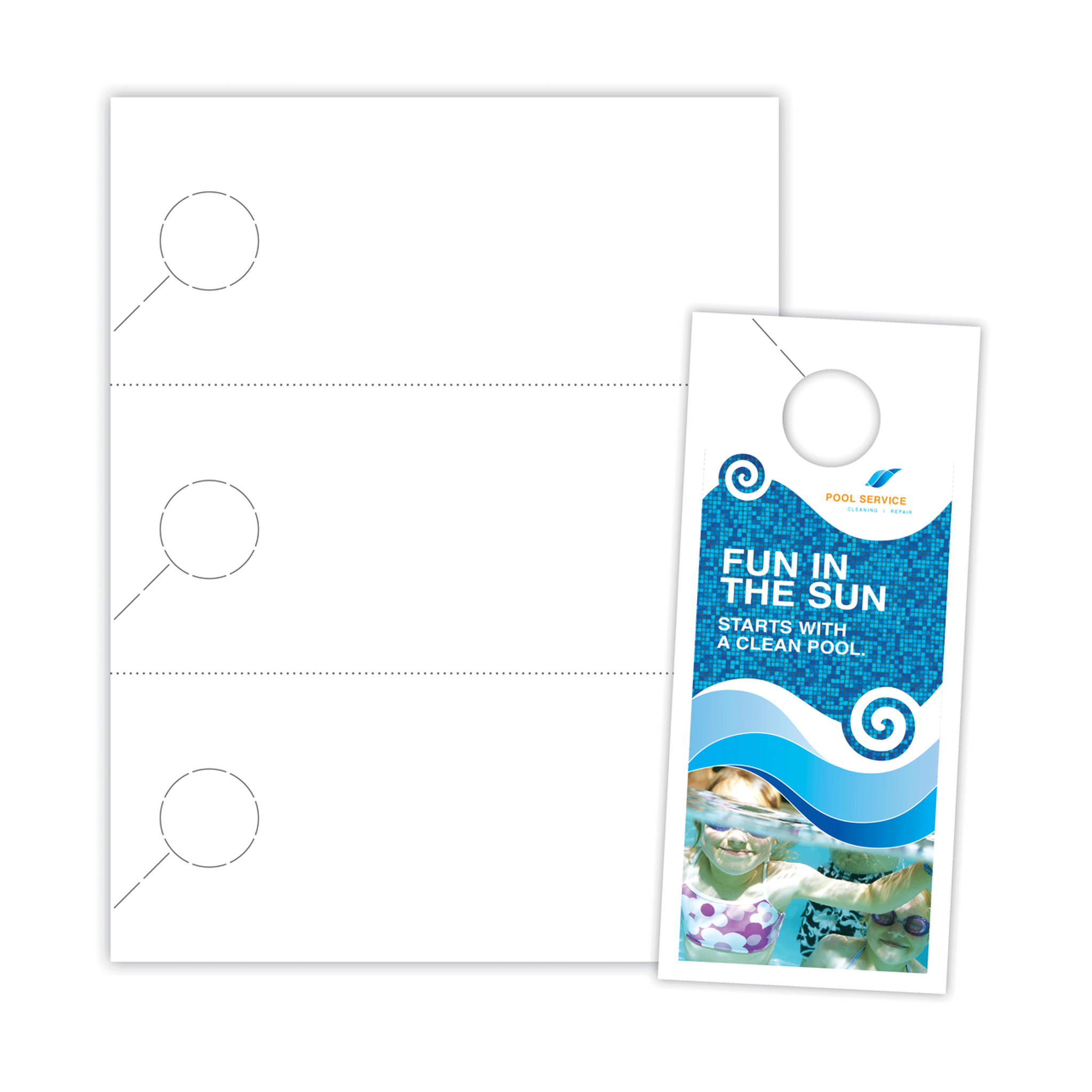 Craftables Waterproof Inkjet Sticker Paper - 10 Sheets Printable Vinyl - Inkjet (Matte White)