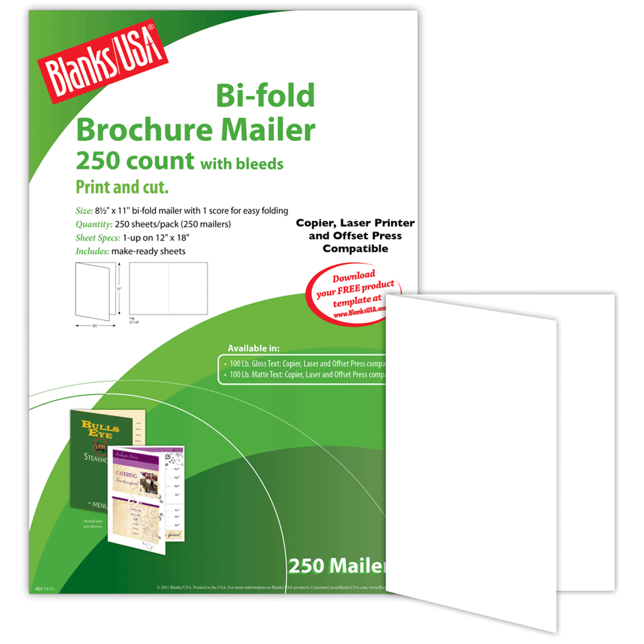  Package of 25- 8.5 x 18.5 Brodart Fold-on Center