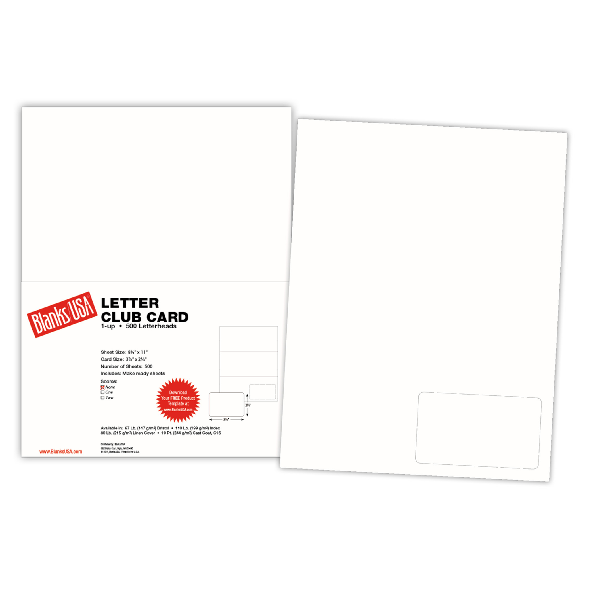 Blank Business Cards - Gray | Matte - (110lb Index)