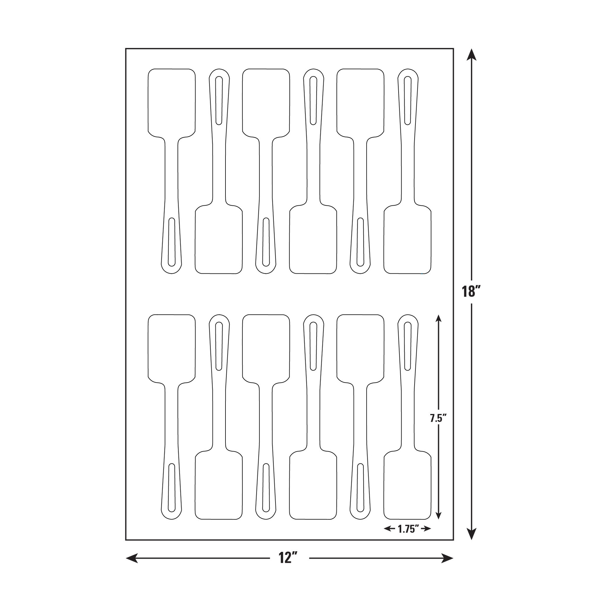 Synthetic Paper Luggage Tags