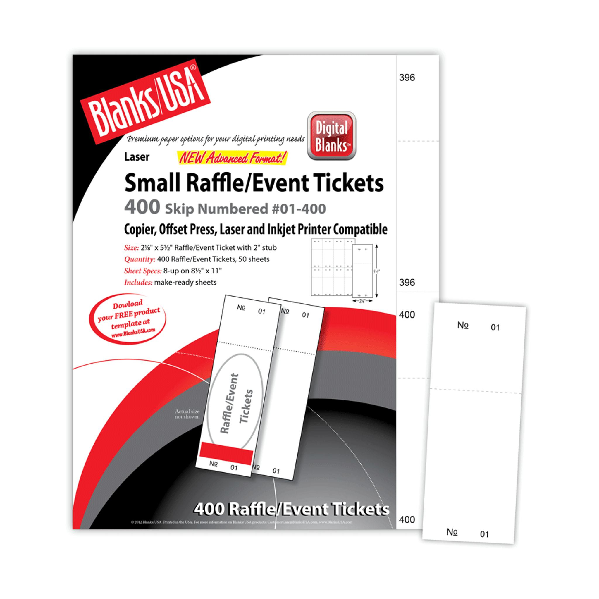 micro perforated small raffleevent ticket lts8 blanksusa