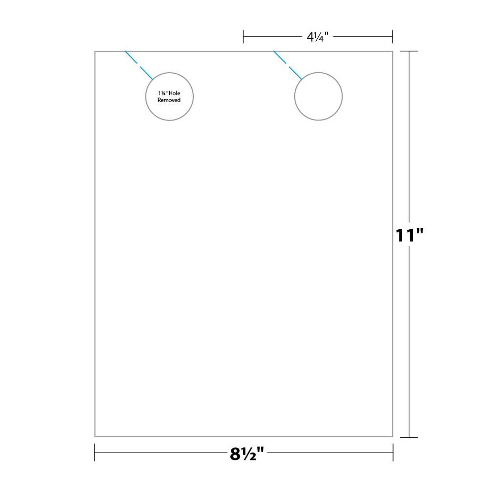 2-Part Carbonless Jumbo Door Hanger | DHJ52P | Blanks/USA