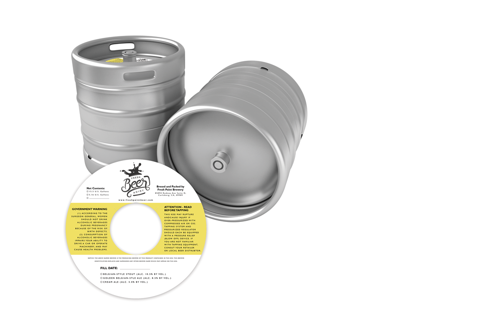 Blanks/USA Keg Toppers