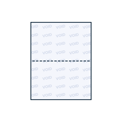 Perforated Security Paper
