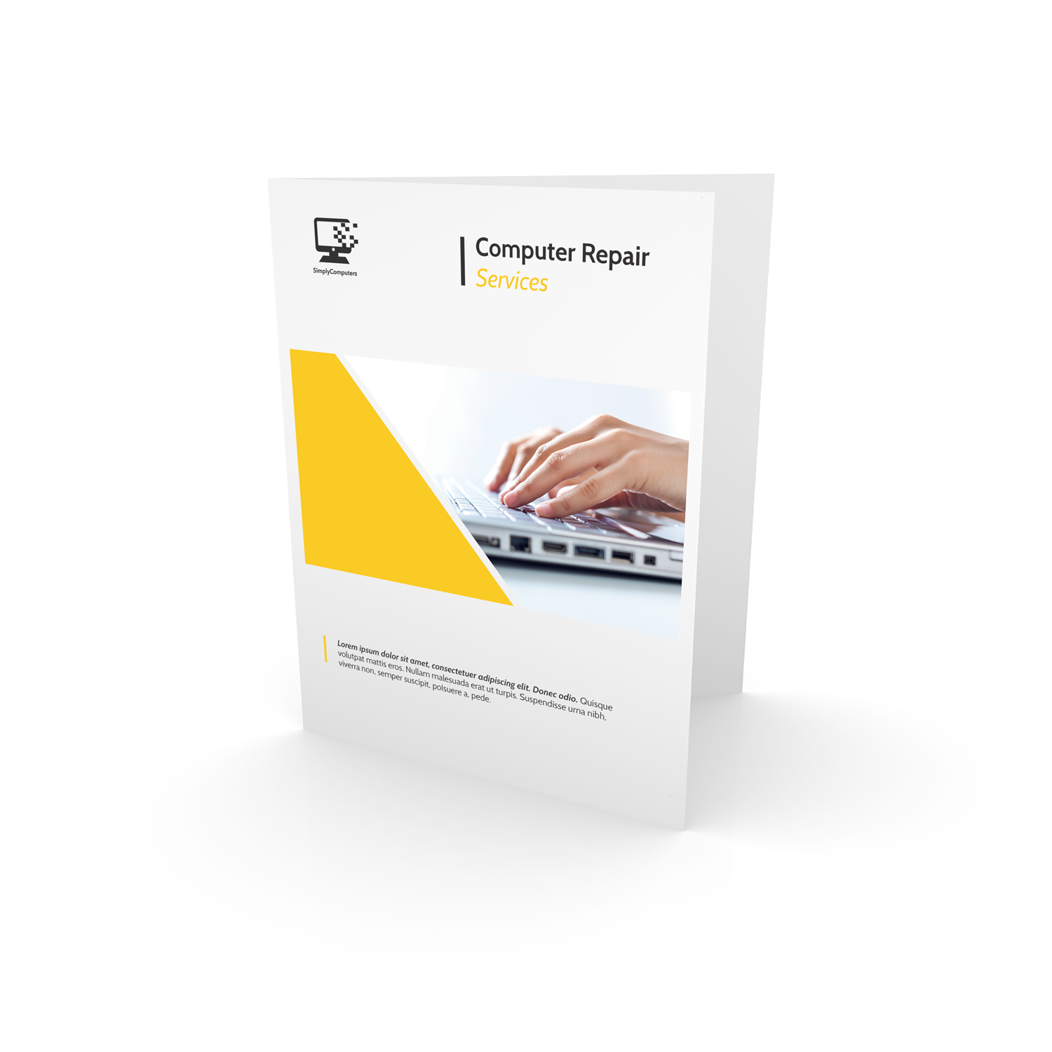 Bi-Fold Brochure with Center Score | SYN_BE | Blanks/USA