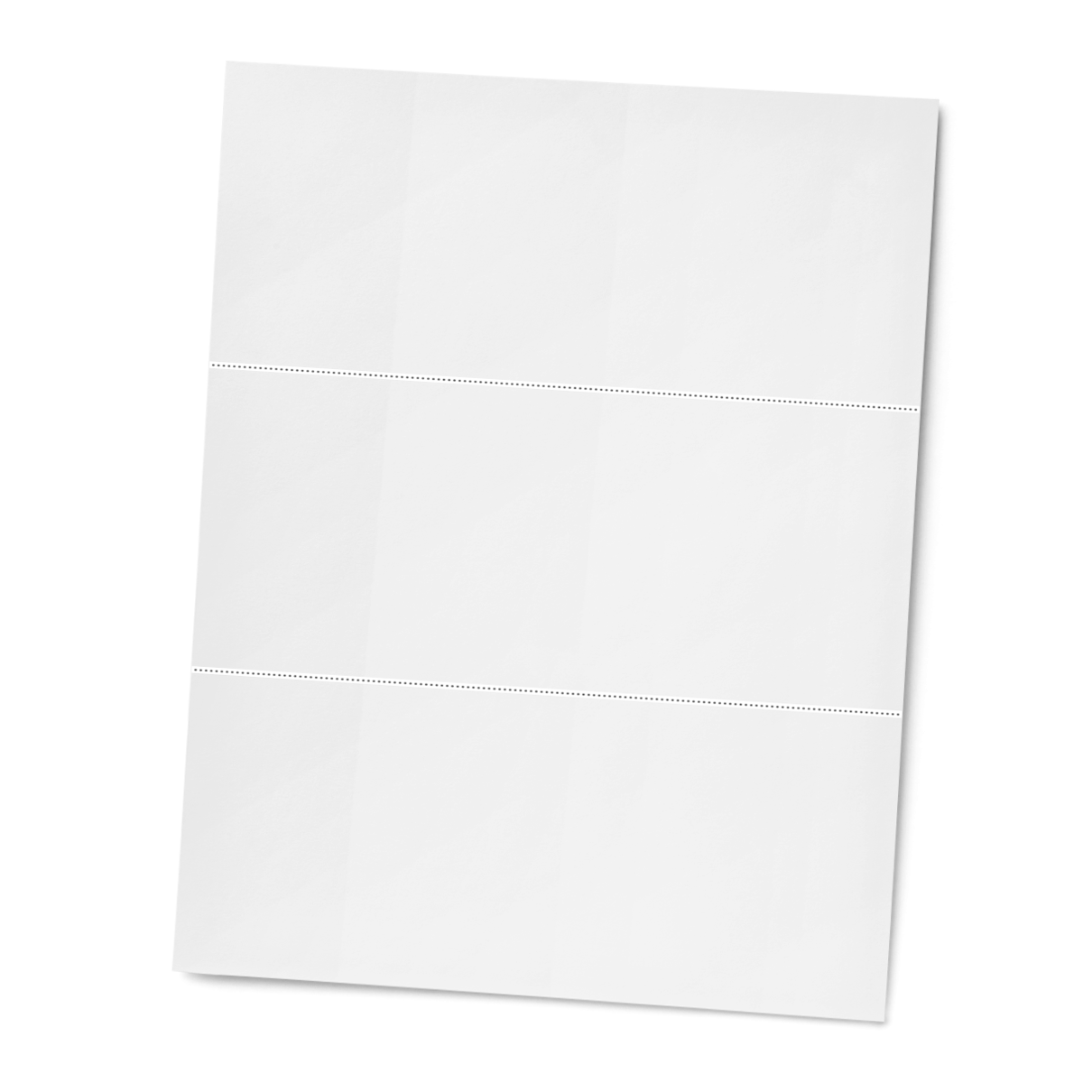 Perforated Paper 5034, 8.5 x 11, 24 lb. White 92 Bright. Perfs 3