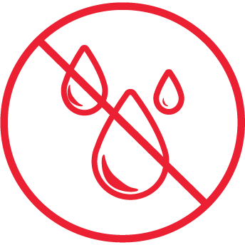 No Solvent Content Icon