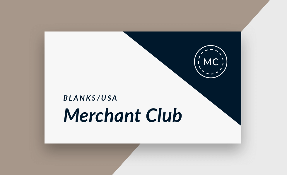 Blanks/USA Merchant Club Card