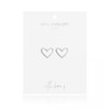 Piper Pave Dipped Heart Stud Earrings | Joma Jewellery