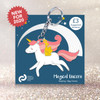 Magical unicorn keyring/bag charm