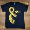 Gold ribbon t-shirt