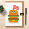 McBurger Birthday Card