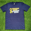 Childhood Cancer Awareness Month logo t-shirt